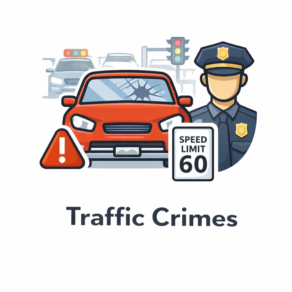 Traffic crimes practice area icon