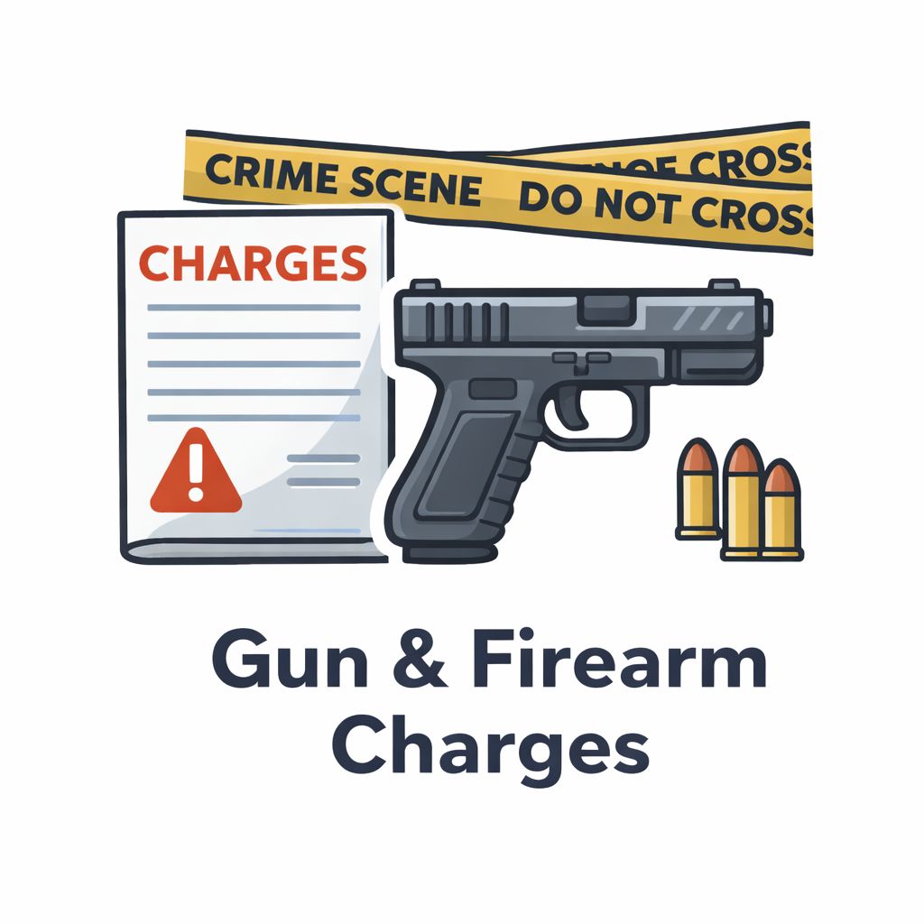 Gun and firearm charges practice area icon