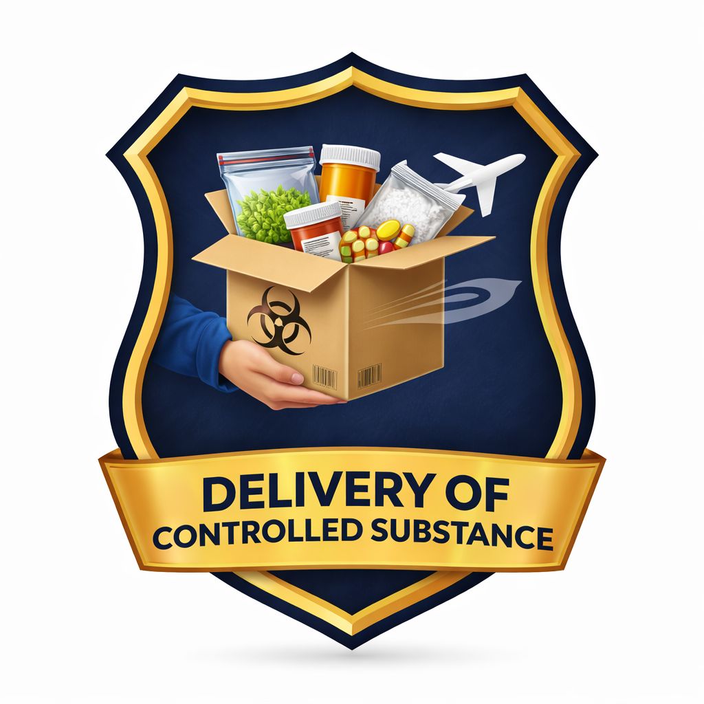 Delivery of a controlled substance practice area icon